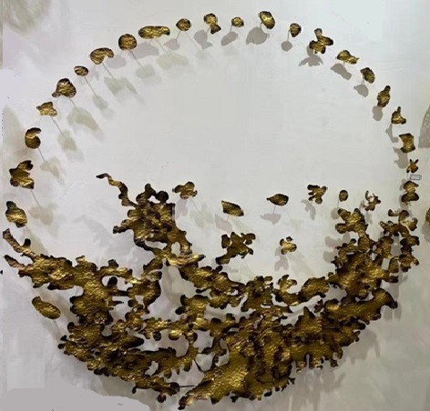 YJY17D033-WALL DECOR (DIA 2000)-GOLD