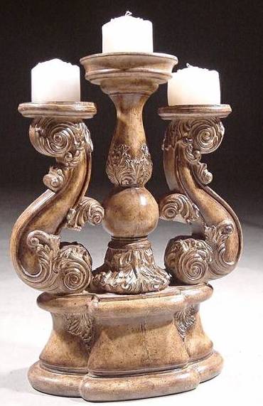 094-A CANDELABRA SIENNA FINISH