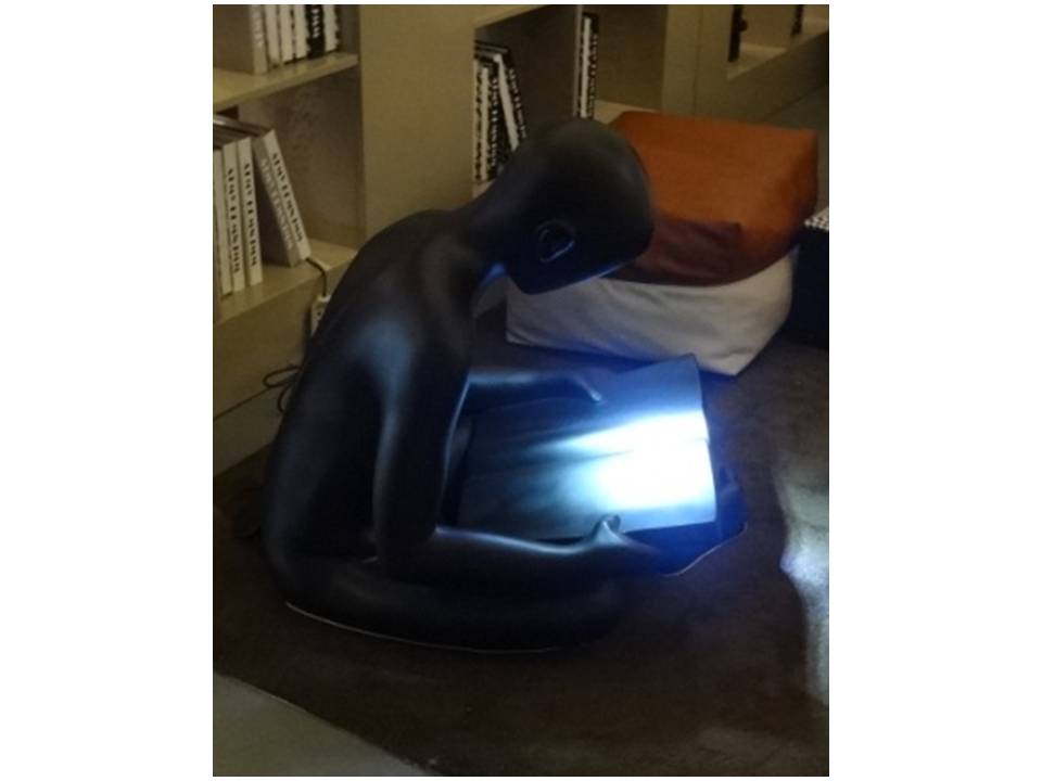 1119F-STATUE LIGHTING -BLACK