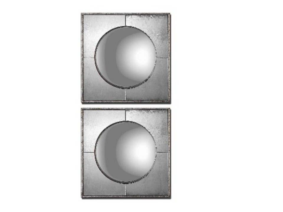 AC-12829-SAVIO SQUARES FRAMED MIRROR