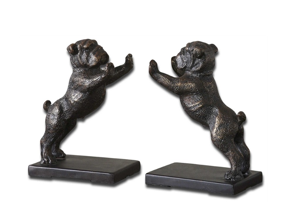 AC-19643-BULLDOGS  SET OF 2