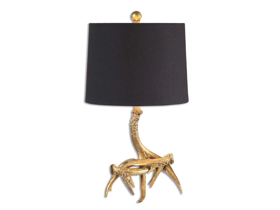 AC-26617-1-GOLDEN ANTLERS TABLE LAMP