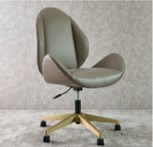 ZEUS-S-726-STUDY CHAIR-(700*640*1000)-825-0306(D.GRY)+20130227A(L.GRY)+BRUSHED COPPER