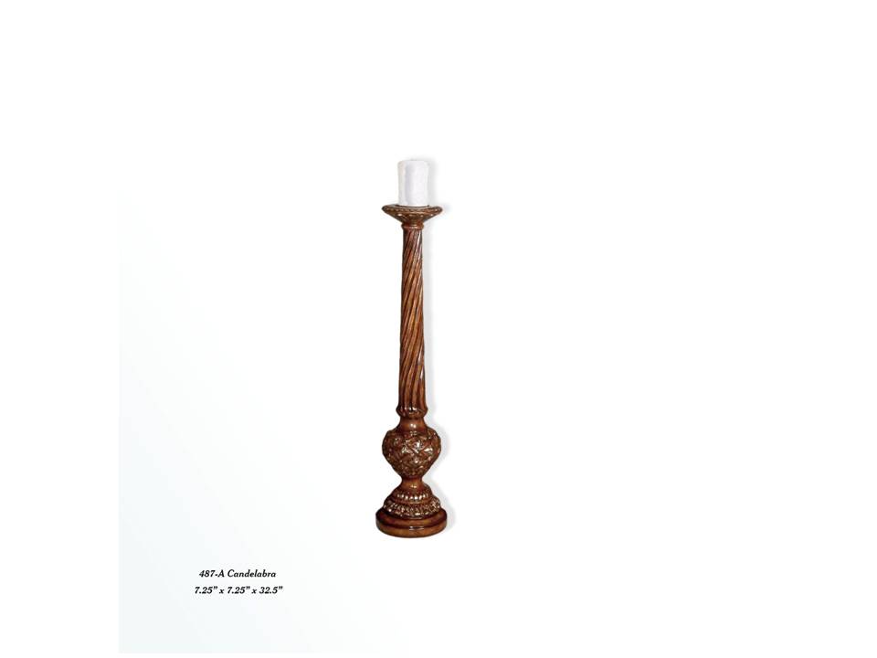 487-A-S CANDLEABRA SMALL MS5 FINISH