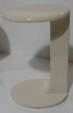 HALO-BD-J1060-END TABLE -PEARL GREY GLOSS