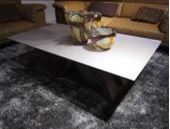 WAVES-C-14669-COFFEE TABLE - GREY WALNUT