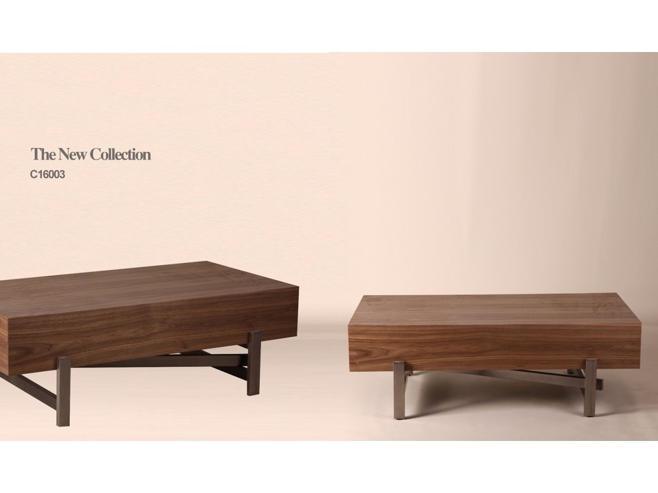 SHAYLA-C-16003-COFFEE TABLE -WALNUT BLACK NICKEL
