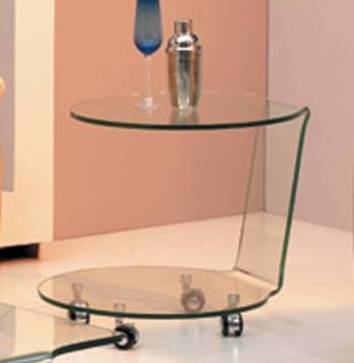 C-212 SIDE TABLE -CLEAR
