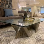 MORGAN-CT-1571-COFFEE T ABLE (1300*760*380)-GLASS TOP+378-1#GREY ASH-G3