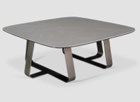 MIRREN-CT-2359-COFFEE TABLE (120X120)-(PN-73B)-GREY PORCELAIN LUX MOON DUST