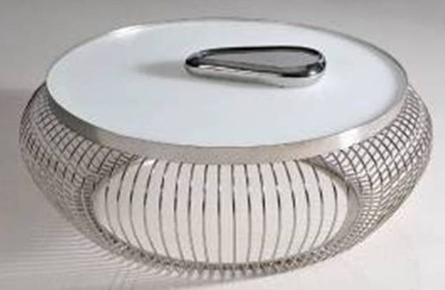 DREAMING-DM-62113-NET RD.COFFEE TABLE(1162*397) -WHITE
