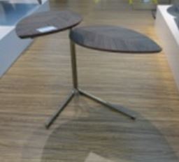 EVAN-E-15851-END TABLE -WALNUT NICKEL(WV1108002)