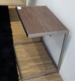 ELLIE-E-15853-END TABLE -WALNUT NICKEL(WV-1108002)
