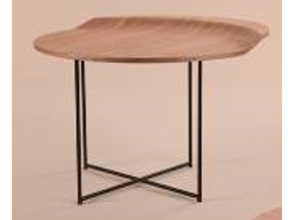MAVIE-E-16012-END TABLE-(60*40)-WALNUT BLACK