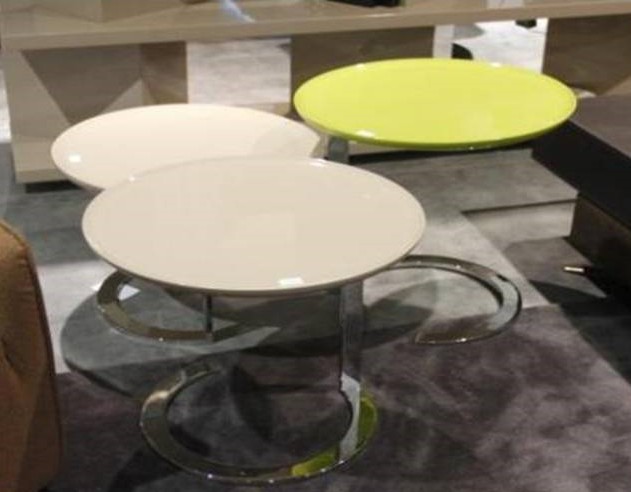 ELSIE-E-161A-SIDE TABLE (520*380) -GREY-F23