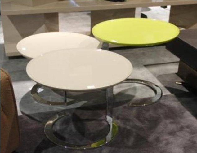 ELSIE-E-161B-SIDE TABLE (520*440) -GREY-F23