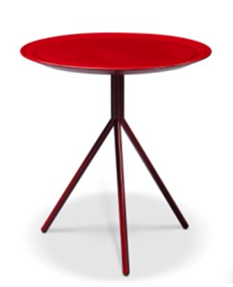 ELVIN-E-185-SIDE TABLE -YELLOW(GLOSSY)-F24
