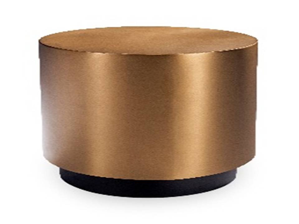 GLAM-E-19008 SIDE TBALE (DIA45X48)-263BRASS+BLACK