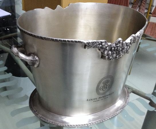 9571-BA-WINE BUCKET -SILVER