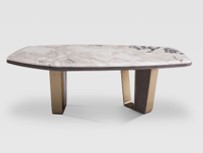 FABIAN-G2-P-2902-COFFEE TABLE (1350*625*450-PICCASO MARBLE+MORANDI GREY ASH WOOD(WP-2)-G2