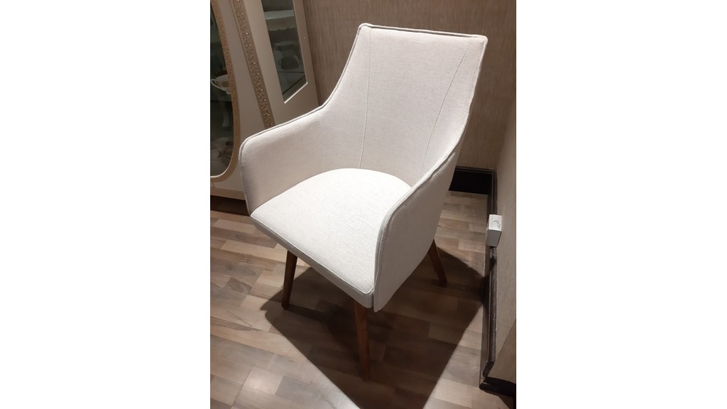 TONI-A1430H+A3-DINING CHAIR -BEIGE 870