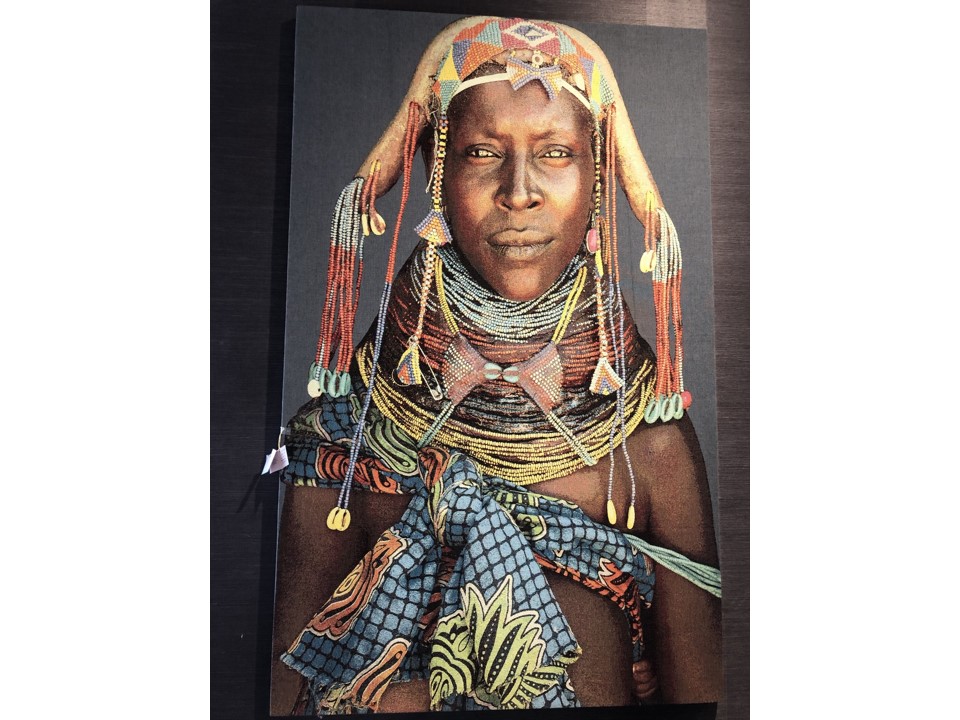 AFRICAN LADY PAINTING-3