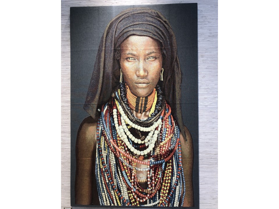 AFRICAN LADY PAINTING-4