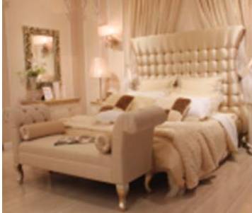 JESSY-19CA-002-BED(1.8M)+2 NT(CB006)+DRS+MIRR(ZT003+ZJ005) -GOLD VEL/CHAMP-FA700-10