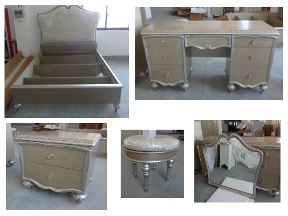 PAULA-A-514-BED (2.0)+2 NT+DRS+MIRR+STOOL -BEI GOLD-1803A/TS5074-1F