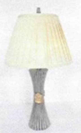 104041 TABLE LAMP W/SHADE 28"