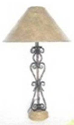 104310 TABLE LAMP W/SHADE 34"