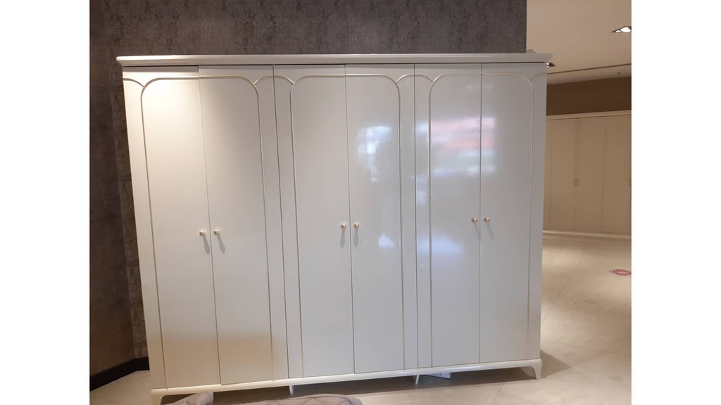 AFEE-A-580-6 DOOR WARDROBE-29J+Z-001 WOOD