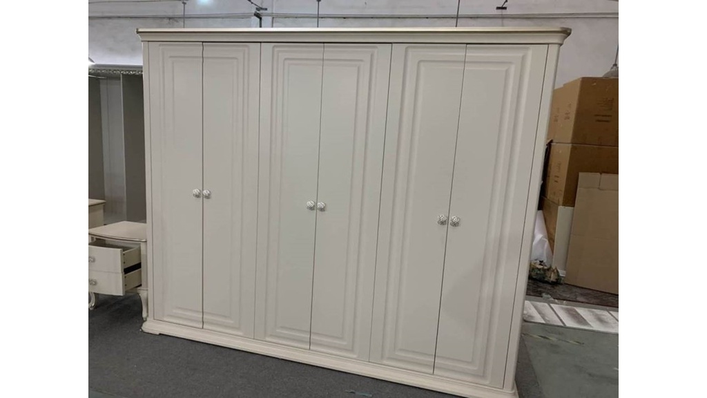 ROTANA-A-582-6 DOOR WARDROBE-WOOD 23J+019-G2