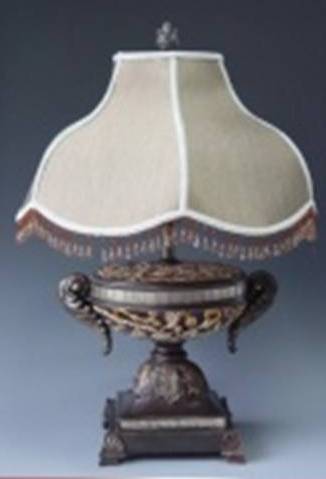 APF-105096-TABLE LAMP W/SHADE