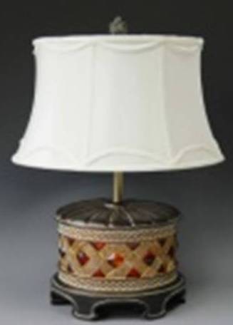 APF-105097-TABLE LAMP W/SHADE