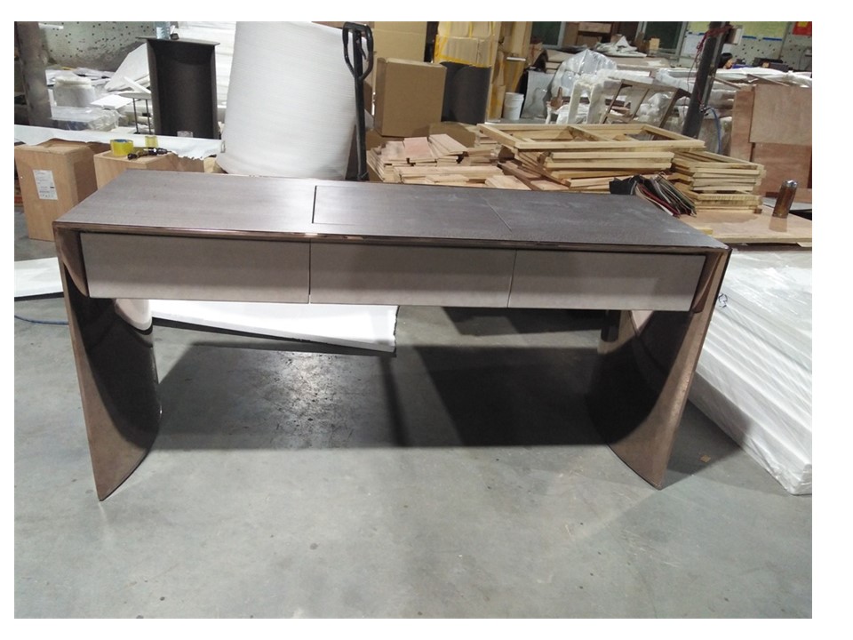 GASTON-BMLQ-ZT-20183-DRESSER (1602*552*770)-(G1060)VEN MATT+MIR BRONZE GOLD