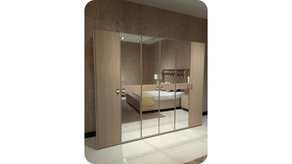BENISE-BNS-C3407-D6-6 DOORS WARDROBE-HWH002