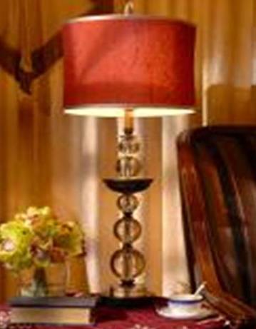 APG-105234-TABLE LAMP W/SHADE