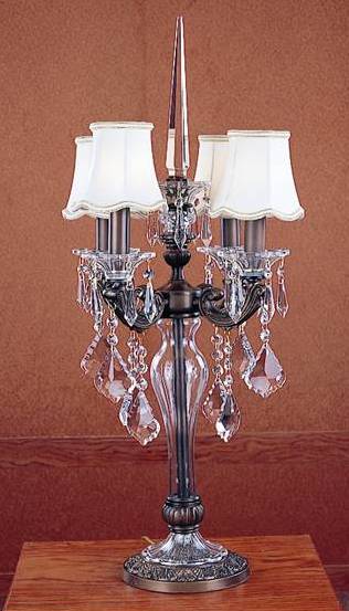 APG-10B-076-TABLE LAMP W/SHADE