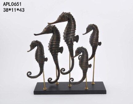 APL0651-DECORATION-(38*11*43)-RESIN+METAL-NEW