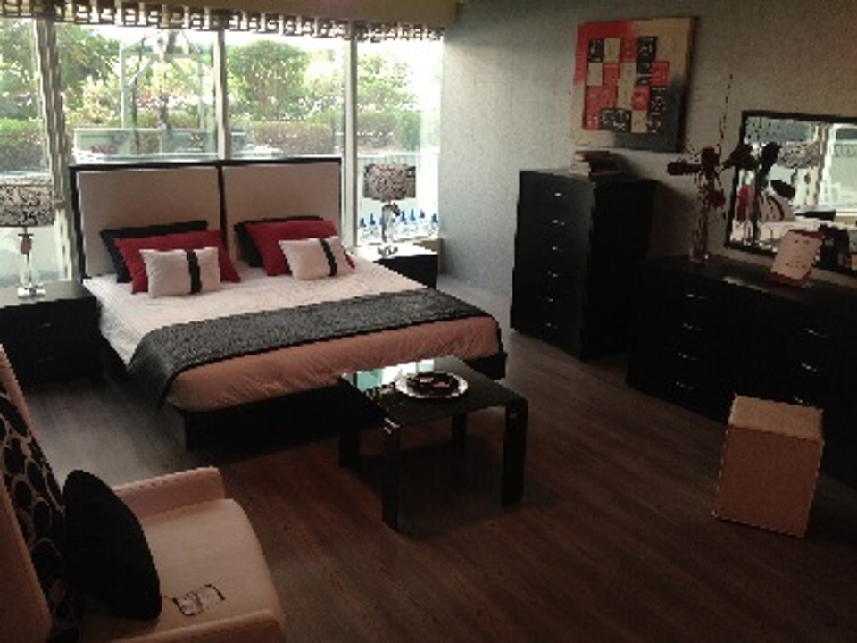STANLEY-G-0670-BDK-BED+2 NT+DT+MIRR -BLACK919(BLK BODY+WHT CROC)