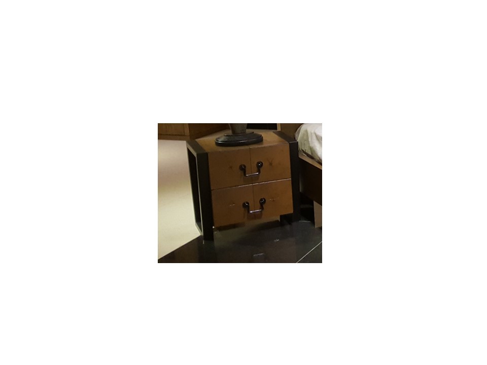 HYADD-BED -2 NOS NIGHT STAND-STILO WALNUT