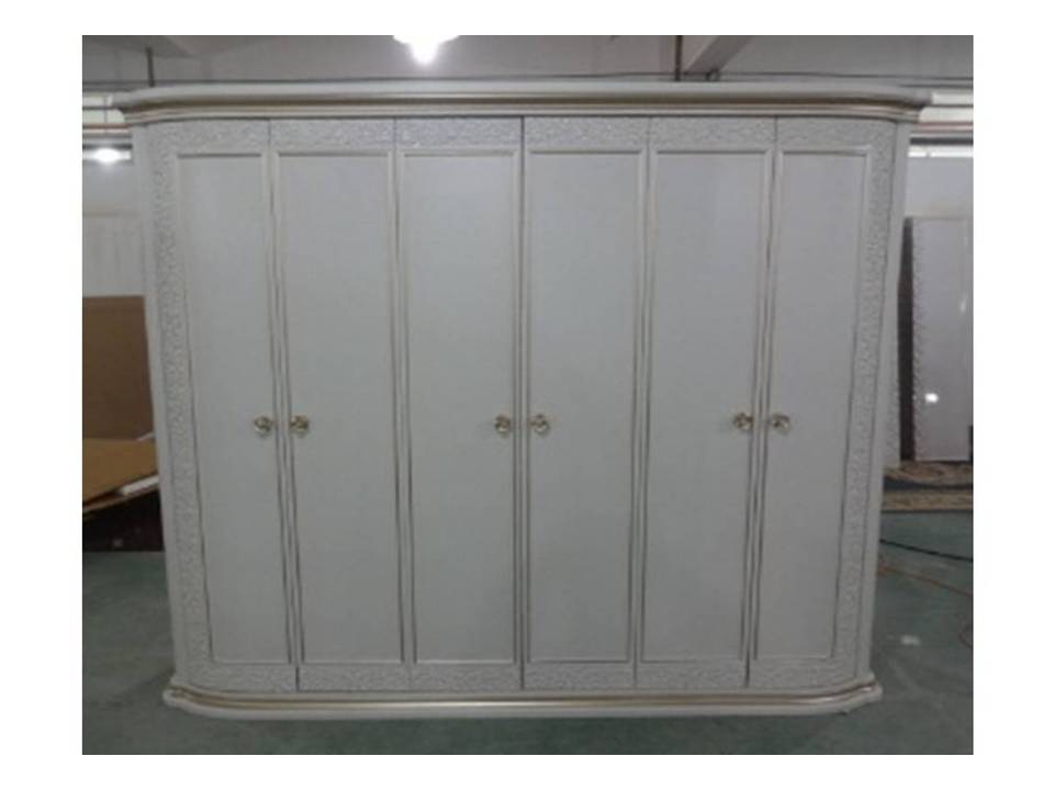 LA DIVA-P-458-6 DOOR WARDROBE-GOLD-41J/Z001-MJ9-60-118