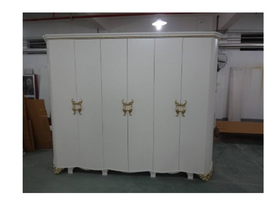 VANNA-P-462-6 DOOR WARDROBE -1512WA1/BEIGE MARSAILES3-7