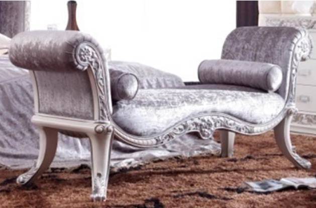 ASHIA-PG-B6003C-LONG BENCH (CHAISE) -PINK VELVET