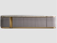 MILAN-ATVR-20008-001-T.V. UNIT(240*42*49)-GREY GLOSSY(W7006)+COPPER BRUSHED J16020
