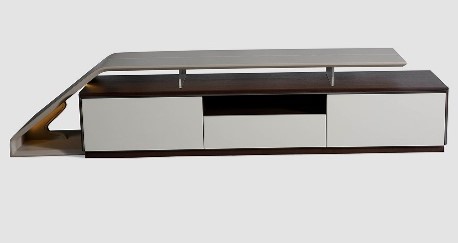 BLAIR-D-720-FLOOR CABINET-(2156*450*451)-BROWN OAK(F22)+ GREY GLOSS +BON LEA-20130227A GREY