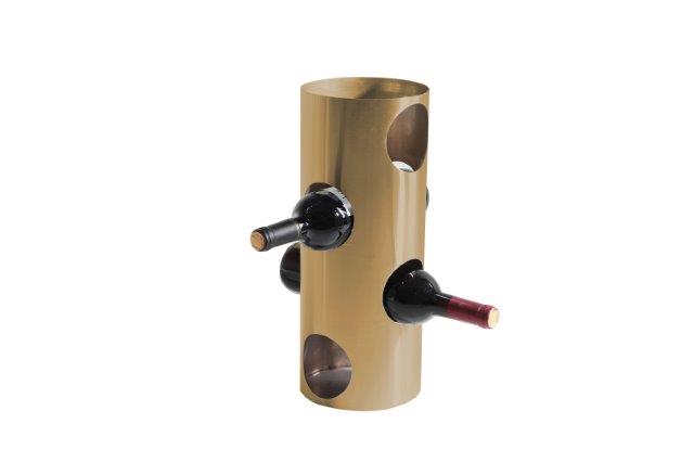 B0092A1-WINE HOLDER-(160*400)-BRUSHED GOLD