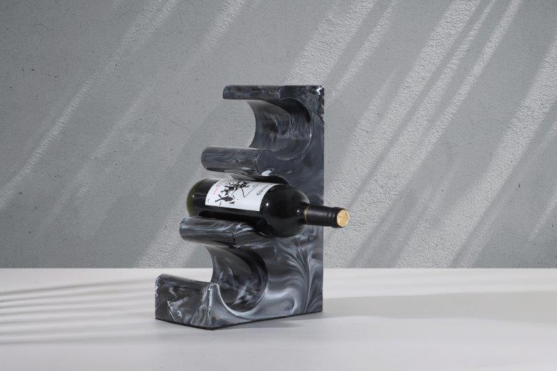 B0121B-WINE HOLDER-(210*130*330)-BLACK