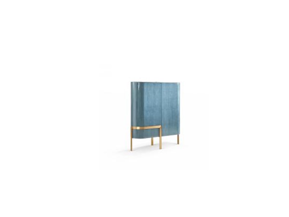 ZAFFIRO-ACB-20047-CABINET(115*42*140)-BARCELONA MARBLE+BLUE